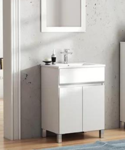 VANITORY VERA PVC BLANCO BRILLANTE