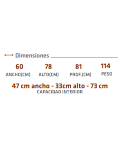 Alternative view of TROMEN TRH HORNO LEÑA MESADA