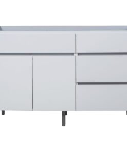BAJO MESADA LIVORNO 1.20m 2P 3C BLANCO