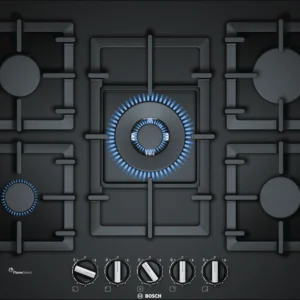 Alternative view of Serie 6 Anafe de gas 75 cm Cristal templado, Negro Bosch