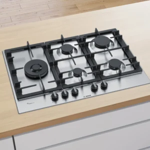 Serie 6 Anafe de gas 75 cm Acero Bosch