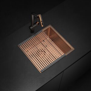 PILETA JOHNSON ACERO SIGNATURE ENKEL ROSE GOLD SE 45