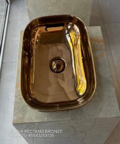 Alternative view of BACHA RECTANG BRONZE 455X325X135