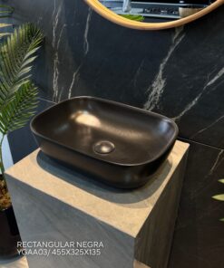 Alternative view of BACHA RECTANGULAR NEGRA 455X325X135